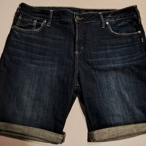 Silver Jeans Co. Mens/Unisex Suki Bermuda Denim Shorts
